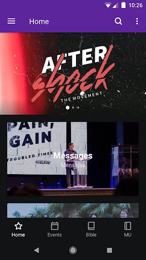 Android application World Mission Maranatha screenshort