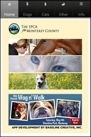 Android application The SPCA screenshort