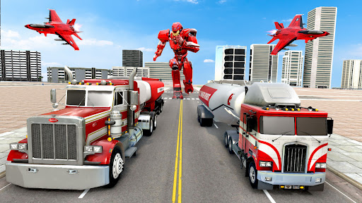Oil Tanker Robot Game Car Game  screenshots 2
