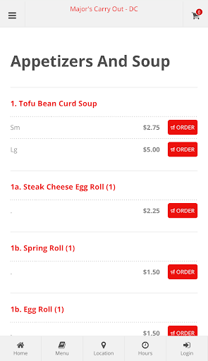 Majors Carry Out DC Ordering Screen 2