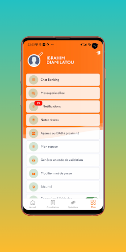 Android application BAGRINET screenshort
