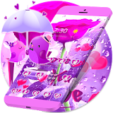 Purple Love Rose Valentine Theme icon
