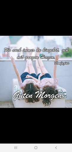 Grüß dich am Morgen