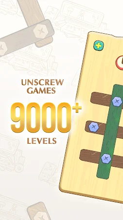 Game screenshot Unscrew Games: Wood, Nut, Bolt mod apk