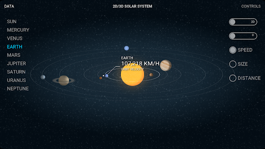 Screenshot 2 2D / 3D Solar System android