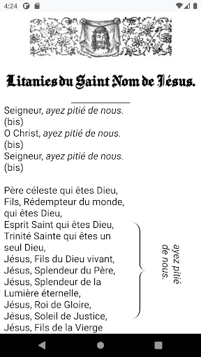 Les Litanies catholiques Screen 2