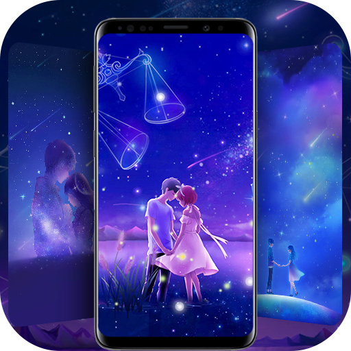 Neon Sky Live Wallpaper  Launcher Themes