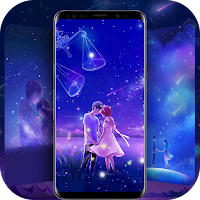 Neon Sky Live Wallpaper  Launcher Themes