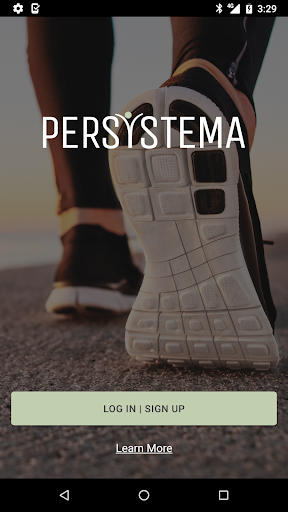 Android application Persystema Fitness screenshort