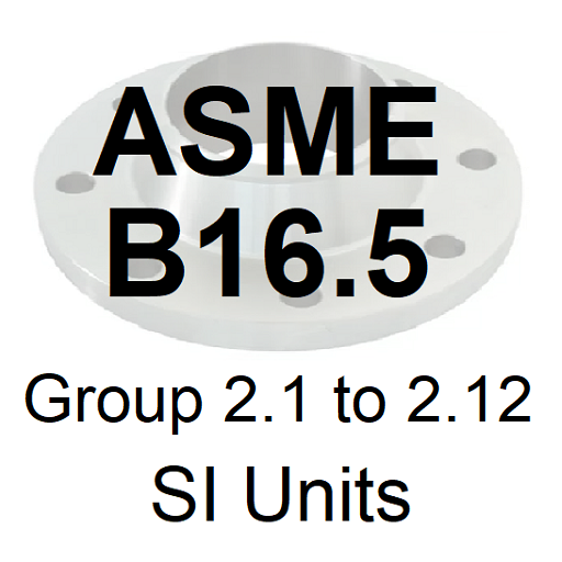ASME B16.5 Group 2.1 to 2.12 S logo