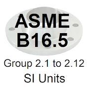 ASME B16.5 Group 2.1 to 2.12 SI Units