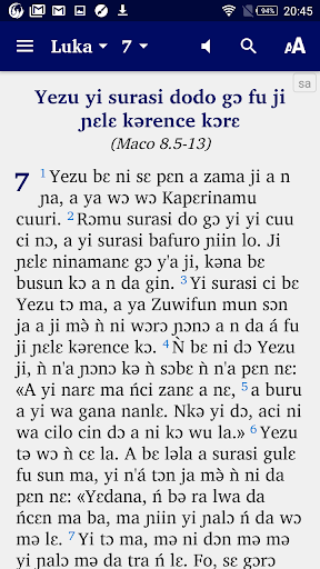 Android application San Matya screenshort