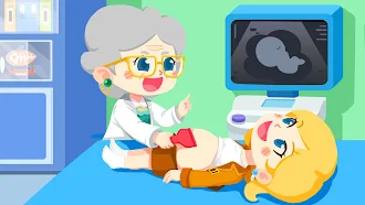 Game screenshot Baby Panda's Town: びょういん hack