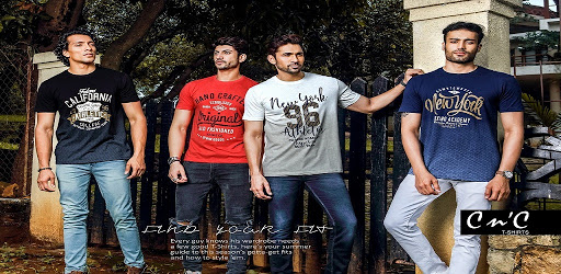 Android application CnC T-Shirts screenshort