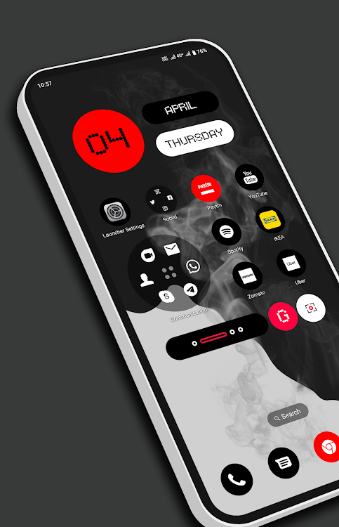 Nil Launcher - Theme, Folder - 3.0 - (Android)