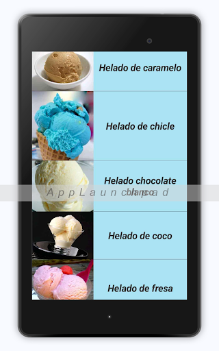 Helados and Sorbetes