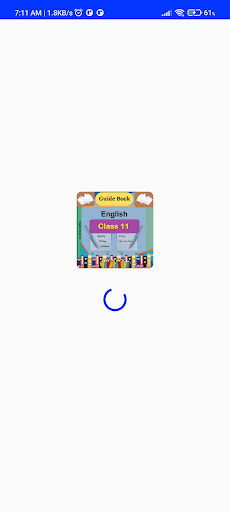Android application Class 11 English Guide screenshort