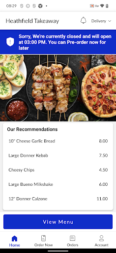 Heathfield Takeaway Screen 2