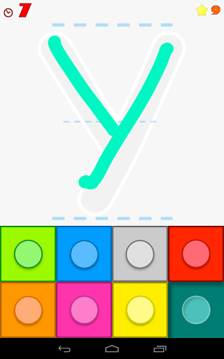 Screenshot of Kids Write ABC!