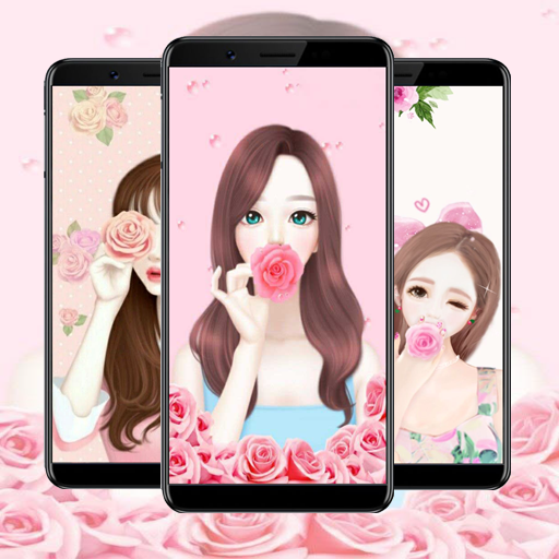 Cute Girl Laurra Wallpaper logo