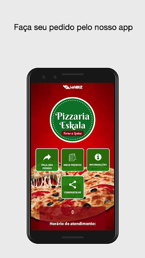 Android application Pizzaria Eskala screenshort