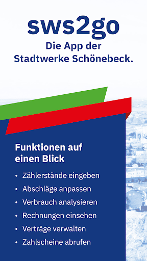 Android application sws2go - Stadtwerke Schönebeck screenshort