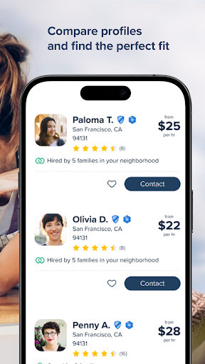 Screenshot of Care.com: Hire Caregivers