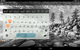 screenshot of Nastaleeq Keyboard plugin