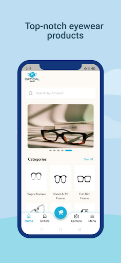 Android application OpticalWorld-B2B Ecommerce App screenshort