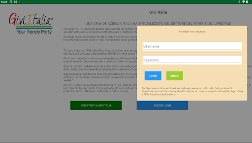 GiviItalia OrderEntry Screen 3