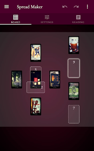 Tarot Spreader Screen 2