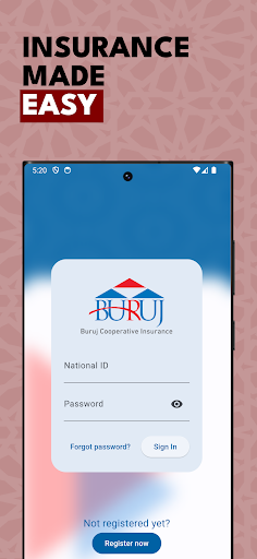 Android application Buruj Medical Insurance screenshort