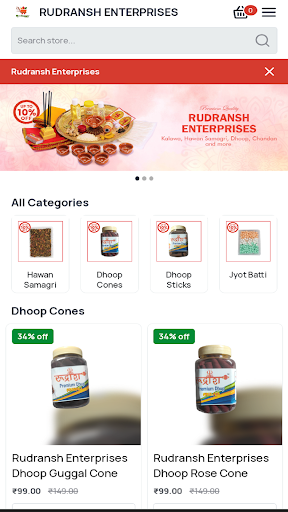 Android application Rudransh Enterprises screenshort