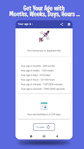 Age Calculator - How Old I Am