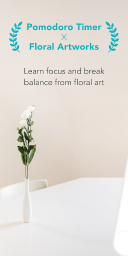 Android application Unplug:Floral Pomodoro screenshort
