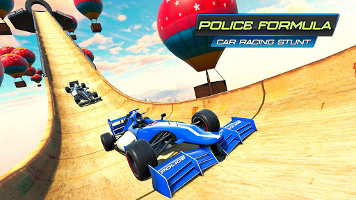 Police Formula Ramp Car Stunts GT Stunt Car Games