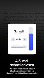 Speechify: KI-Vorlese-App Screenshot