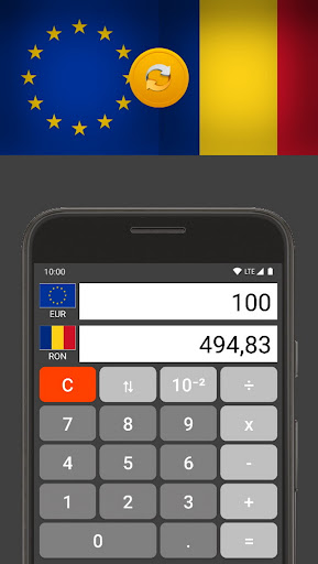 Android application Euro / Romanian Leu screenshort