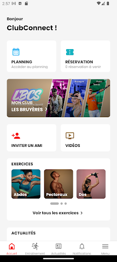 Android application MYBRUYERES screenshort