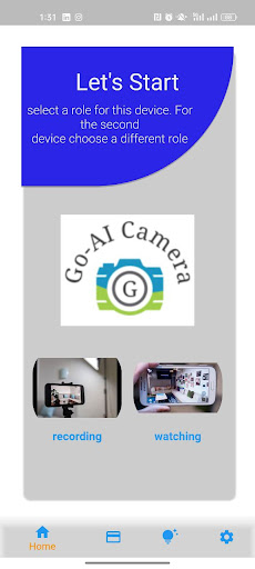 Android application Go Live Camera screenshort