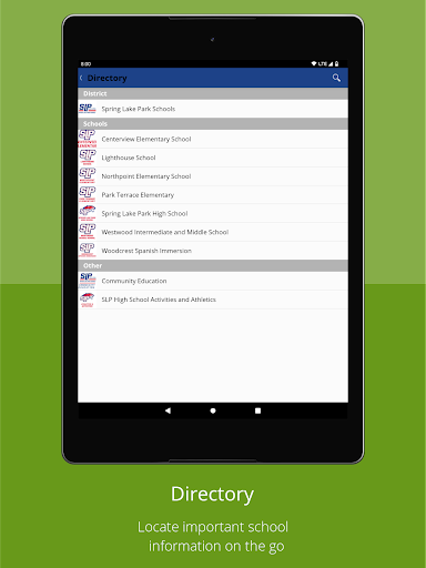 Spring Lake Park Schools Screen 2