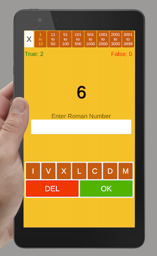 Roman Numerals Learn and Quiz