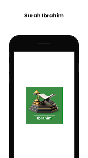 Android application Surah Ibrahim screenshort