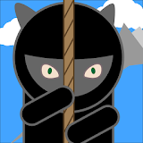 Ninja Kitty Rope Climb icon
