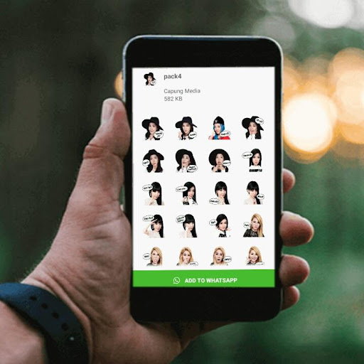 500 Sticker WA Kpop Funy - Free