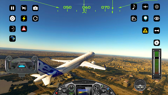 비행기 비행 시뮬레이션