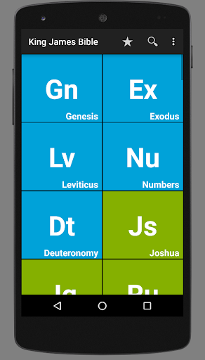 Screenshot of King James Version Bible (KJV)
