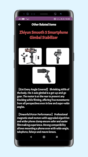 Dji Ronin SC Guide Screen 2