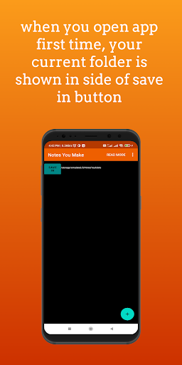 Android application Notes You Make screenshort