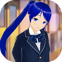 High school anime girl 3D Life